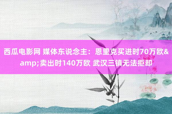 西瓜电影网 媒体东说念主：恩里克买进时70万欧&卖出时140万欧 武汉三镇无法拒却