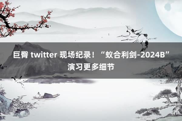 巨臀 twitter 现场纪录！“蚁合利剑-2024B”演习更多细节