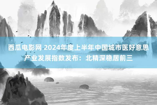 西瓜电影网 2024年度上半年中国城市医好意思产业发展指数发布：北精深稳居前三