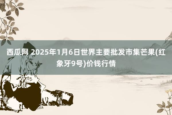 西瓜网 2025年1月6日世界主要批发市集芒果(红象牙9号)